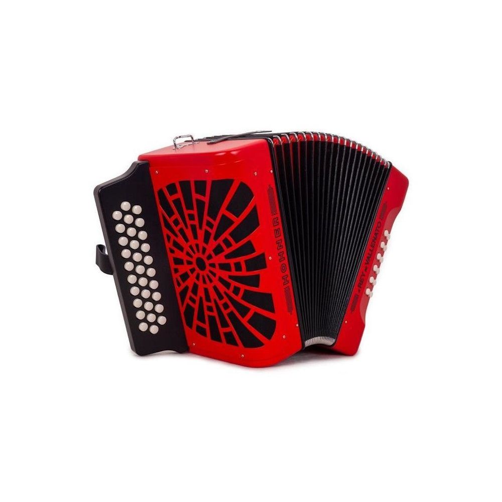 Hohner EL REY DEL VALLENATO GCF Rojo MUSISOL